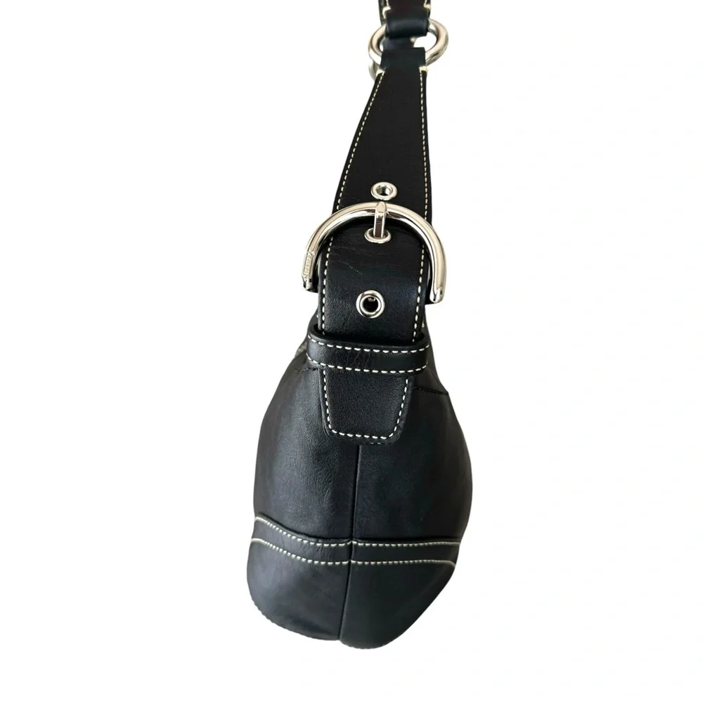 🆕 Coach Vintage Soho Leather Shoulder Bag Black
